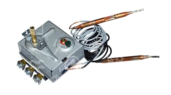 termostat topné jednotky Dražice, RAC4065, 3x400V, 20A, dlouhá hřídelka